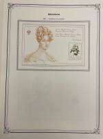 Stamp of Large Lots and Collections Belgium: 1849-1986, in four albums very nice and very extensive mint and used collection