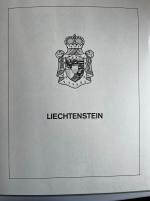 Stamp of Large Lots and Collections Liechtenstein: 1912-2001, Collection in 4 Lindner albums, complete for the basic issues