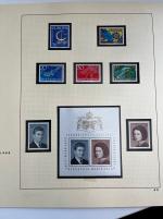 Stamp of Large Lots and Collections Liechtenstein: 1912-2001, Collection in 4 Lindner albums, complete for the basic issues