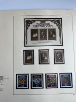 Stamp of Large Lots and Collections Liechtenstein: 1912-2001, Collection in 4 Lindner albums, complete for the basic issues