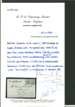 Stamp of British Guiana 1859 (Sep 9) envelope from Demerara to Ceylon franked with GB 1855-57 6d pair tied by "A03" barred ovals