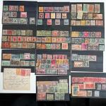 Stamp of Large Lots and Collections All World 1855-1990 France, Russia, Ukraine, New Zealand. etc.