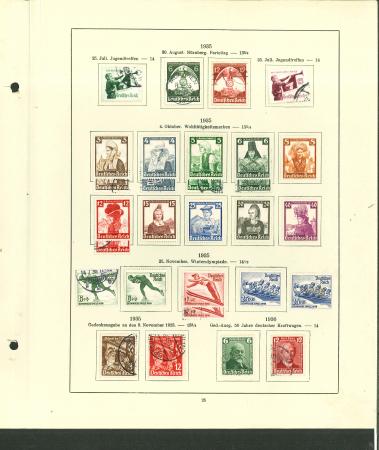 Stamp of Germany » German Empire 1935-45 German Empire colln in Noltsch album
