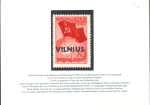 Stamp of Large Lots and Collections Lithuania - German Occupation: 1941 group of six stamps of the local issues of Telsiai and Vilnius