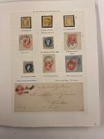 Stamp of Austria » Collections and Lots  Austria: 1850-67 collection of postmarks with an estimated 1500 used stamps and covers