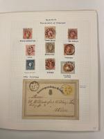 Stamp of Austria » Collections and Lots  Austria: 1850-67 collection of postmarks with an estimated 1500 used stamps and covers