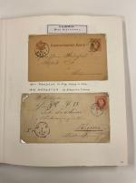 Stamp of Austria » Collections and Lots  Austria: 1850-67 collection of postmarks with an estimated 1500 used stamps and covers