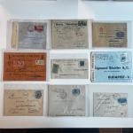 Stamp of Large Lots and Collections Italy: 1925-44, group of 88 single frankings at the correct rates on commercial covers and postcards