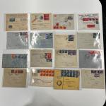 Stamp of Large Lots and Collections Italy: 1930-70, group of 98 multiple frankings at the correct rates on commercial covers and postcards.