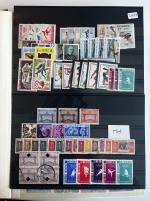 Stamp of Olympics » Collections & Miscellaneous Lots 1928-64, large stockbook filled with Olympic and sports stamps mint n.h.