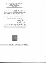 Stamp of Egypt » 1866 First Issue » Issued Stamps 10pa Brown, perforation 12 /12 x 15, inverted wmk, unused with part gum