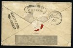 Stamp of Great Britain » 1840 Mulreadys & Caricatures » 1d Lettersheets and Envelopes 1840 1d Mulready envelope, Forme 2 stereo A153, sent from Mexico to Liverpool