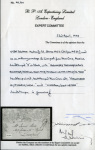 Stamp of Great Britain » 1840 Mulreadys & Caricatures » 1d Lettersheets and Envelopes 1840 1d Mulready envelope, Forme 2 stereo A153, sent from Mexico to Liverpool