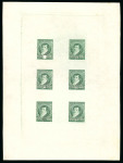 Stamp of Argentina » General issues 1892-1905 "Tres Próceres" Issue, an amazing assembly of proofs, essays and specimens