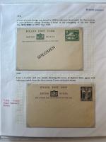 Stamp of British Guiana » Collections 1879-1960s, Postal stationery and postal history collection in 2 albums