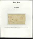 Stamp of British Guiana » Collections 1867-74 group of early issues on cover (7 covers, 1 front)