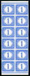 Stamp of Egypt » Postage Dues 1889-1915 1pi ultramarine, mint nh marginal imperforate