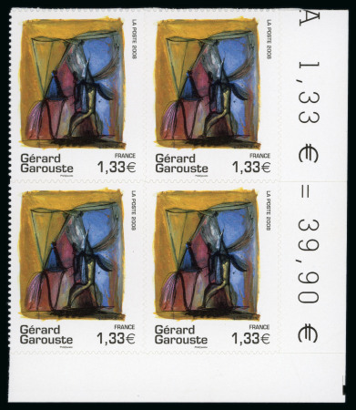 Stamp of France » Adhésif (Autocollant) France : 2008, timbre autoadhésif dit "Garouste" YT n° 222