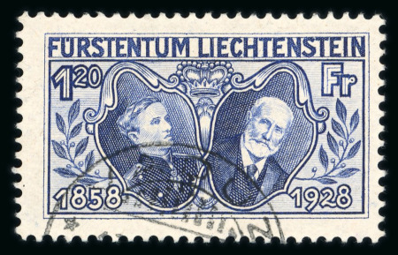 Stamp of Liechtenstein WITHDRAWN