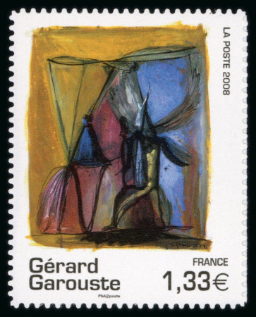 Stamp of France » Collections 1970-2015, dans un gros carton impressionnant lot type vrac uniquement périodes moderne