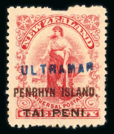 Stamp of New Zealand » Niue 1902 Niue and Penrhyn two mint surcharges sets of three