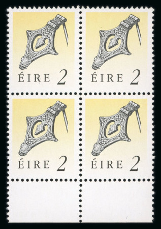 Stamp of Ireland » Definitives 1990 Heritage & Treasure 2p mint nh bottom sheet marginal