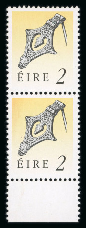 Stamp of Ireland » Definitives 1990 Heritage & Treasure 2p mint nh bottom sheet marginal