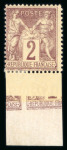 Stamp of France » Collections 1880-1990, dans quatre petits classeurs ensemble très intéressant