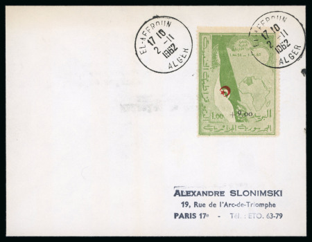 Stamp of Colonies françaises » Algérie Algérie : 1962, timbre surtaxe au profit des Combattants YT n° 363A