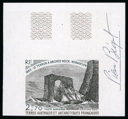 Stamp of Colonies françaises » TAAF TAAF : 1980-1990, sur des plaquettes lot de 130 timbres non dentelés neufs