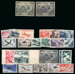 Stamp of France » Poste Aérienne France poste aérienne : 1946-1959, ensemble neufs **