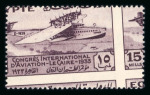 Stamp of Egypt » Commemoratives 1933 Aviation Congress mint nh set of five showing Royal misperfs