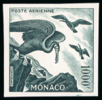 Stamp of Colonies françaises » Monaco Monaco : 1955, série Oiseaux PA YT n° 55-58 essais de couleurs