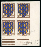 Stamp of France » Collections 1941-1966, sur une vingtaine de pages d'album, trés