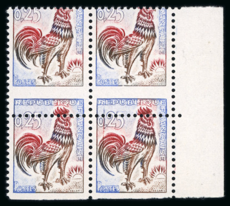 Stamp of France » Émissions à partir de 1900 1962-1965, Coq de Décaris Y&T n° 1331 et 1331A, petite