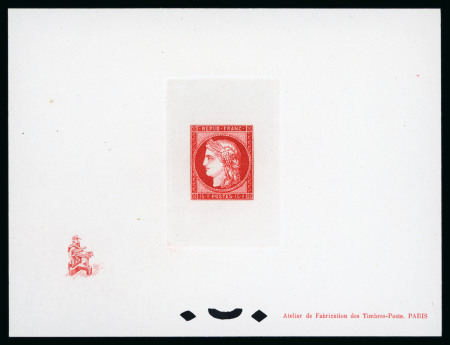 Stamp of France » Émissions à partir de 1900 1949, étude autour du Centenaire du Timbre de 1949