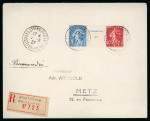 Stamp of France » Émissions à partir de 1900 1927, Exposition Philatélique de Strasbourg de 1927,