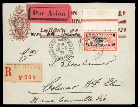 Stamp of France » Émissions à partir de 1900 1929, Exposition Philatélique du Havre de 1929, timbre