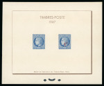 Stamp of France » Émissions à partir de 1900 1945-1947, étude sur la Cérès de Mazelin sur 4 pages