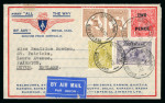 Stamp of Australia » Commonwealth of Australia 1929-34 Airmails & Flist Flights: Five covers showing