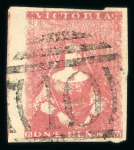 Stamp of Australia » Victoria 1850-54 Half Lengths: 1d selection of three singles