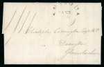 Stamp of Antigua & Barbuda 1810 (3 January) Entire letter from John James, the