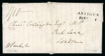 Stamp of Antigua & Barbuda 1802 (14 January) Entire letter from John James, the Overseer of Barbuda, to Sir Christopher Codrington