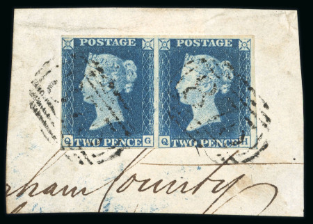 Stamp of Great Britain » 1840 2d Blue (ordered by plate number) Withdrawn