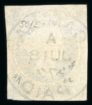 Stamp of Gambia 1869 6d deep blue, good to large margins, neatly cancelled