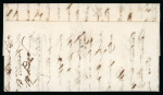 Stamp of South Africa » Cape of Good Hope 1840 (22 June) Entire letter from the Cape "pSarah