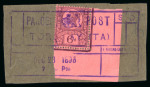Stamp of Great Britain » 1855-1900 Surface Printed » 1887-1900 Jubilee Issue & 1891 £1 Green 1887-1900 Parcel Post Labels: Attractive group of twelve