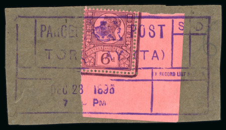 Stamp of Great Britain » 1855-1900 Surface Printed » 1887-1900 Jubilee Issue & 1891 £1 Green 1887-1900 Parcel Post Labels: Attractive group of twelve