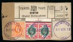 Stamp of Great Britain » King Edward VII » 1902-10 De La Rue Issues 1911 Parcel Post Labels: Attractive group of ten different