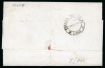 Stamp of Great Britain » 1854-1900 Postal History of the Perforated Line Engraved and Surface Printed Issues 1883-84 Destination Mail: Attractive group of seven